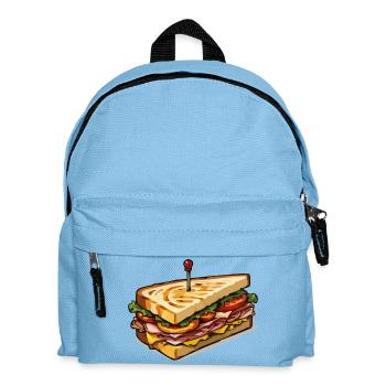 Club Sandwich Pin Art - Kids' Backpack - light blue - Front