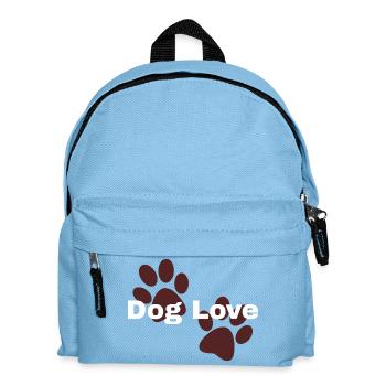 Amour du Chien – Paire Pattes - Sac à dos Enfant - bleu clair - Devant