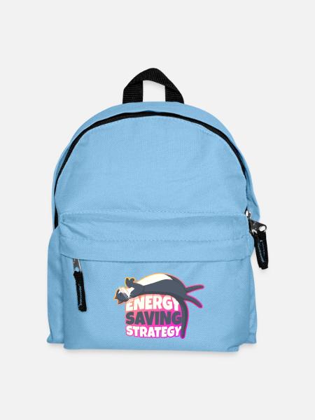 Energiesparstrategie Cat - Kinder Rucksack - Hellblau