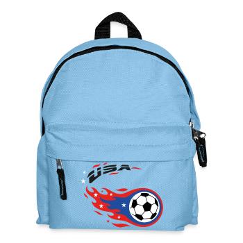 Maillot de fan de Football Soccer USA Fireball Comet - Sac à dos Enfant - bleu clair - Devant