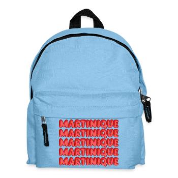 Tauchen Martinique - Kinder Rucksack - Hellblau - Vorne