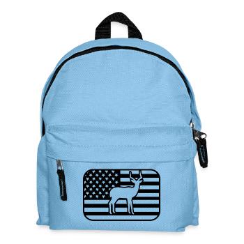 Antelope USA Flag - Kids' Backpack - light blue - Front