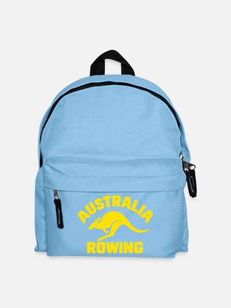 Australia Rowing - Australien Rudern - Känguru - Kinder Rucksack - Hellblau