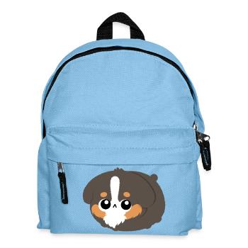 Chibi Berner Bergwelpe - Kinder Rucksack - Hellblau - Vorne