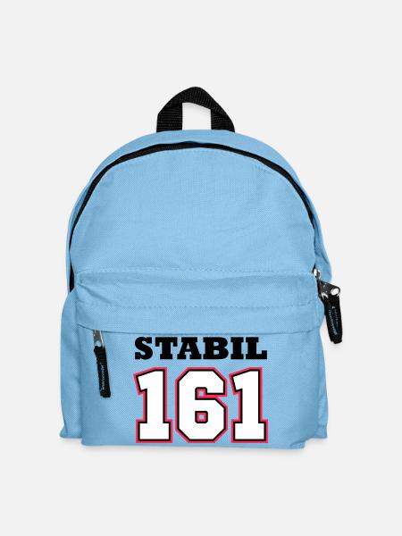 STABIL 161 - FOOTBALL RED - Kinder Rucksack - Hellblau