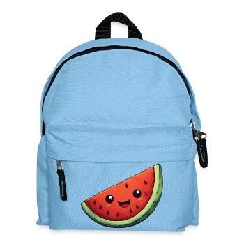 Kawaii Wassermelone Scheibe - Kinder Rucksack - Hellblau - Vorne