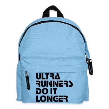 Ultra Runners Do It Longer Shirt - Kinder Rucksack - Hellblau - Vorne