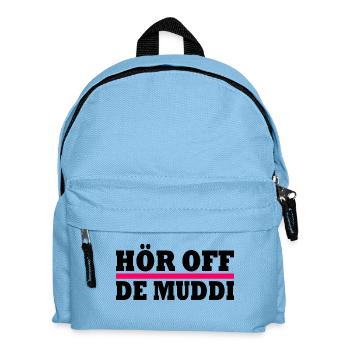 Listen to mommy - Kids' Backpack - light blue - Front