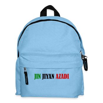 jin jiyan azadi women life freedom - Sac à dos Enfant - bleu clair - Devant