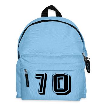 70. 70 YEARS. 70TH ANNIVERSARY. BIRTHDAY 70 YEARS. - Kids' Backpack - light blue - Front
