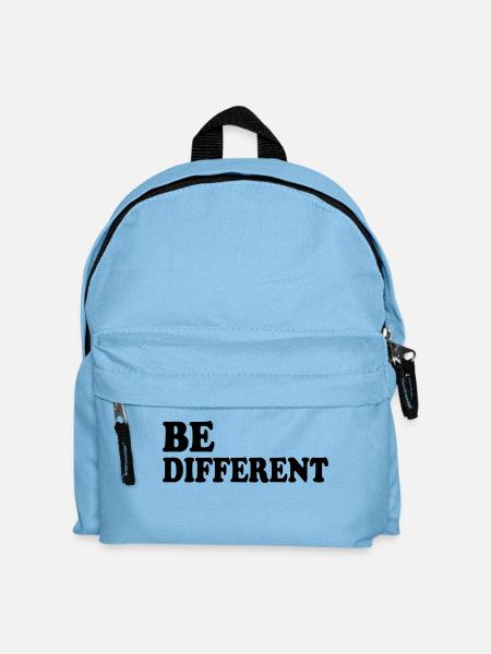 Be different - Kinder Rucksack - Hellblau