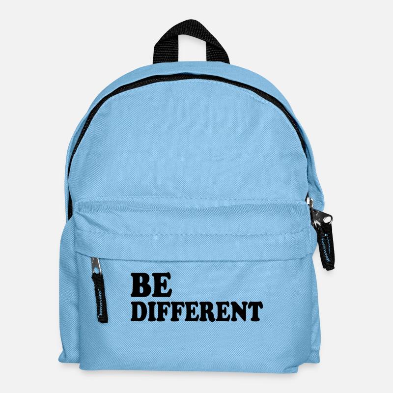 Be different - Kinder Rucksack - Hellblau