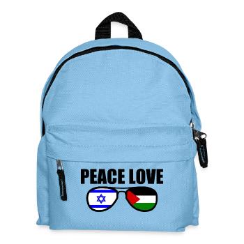 Peace for Free Palestine Israel - Kids' Backpack - light blue - Front