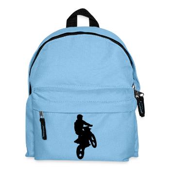 Motocross - Kids' Backpack - light blue - Front