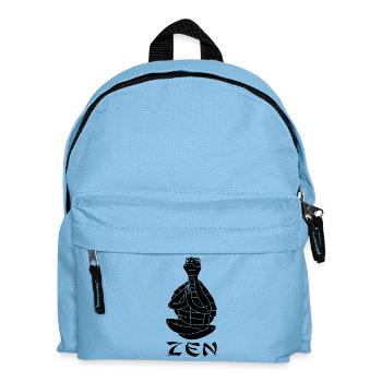 Yogi Turtle (Black) - Kids' Backpack - light blue - Front