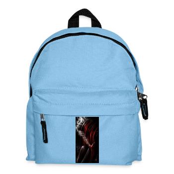 Dark Red Hair and Smoke - Kids' Backpack - light blue - Front