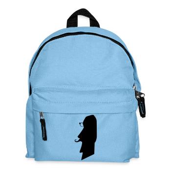 moai_hipster_02 - Sac à dos Enfant - bleu clair - Devant