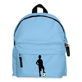 Cool Sport Fußball Ball Sport Kindershirt Fußball - Kinder Rucksack - Hellblau - Vorne