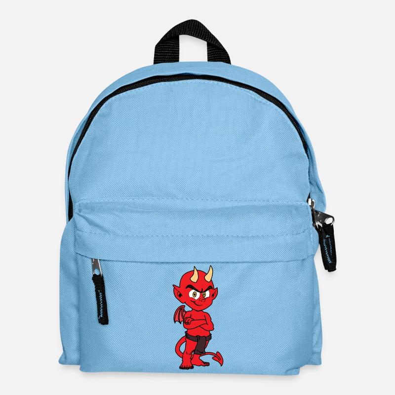 Kleiner Teufel - Kinder Rucksack - Hellblau