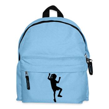 Climber Girl – Boulder Fun - Kinder Rucksack - Hellblau - Vorne