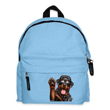 Rottweiller Salut - Sac à dos Enfant - bleu clair - Devant