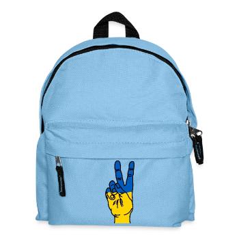 Paix pour l’Ukraine - Sac à dos Enfant - bleu clair - Devant