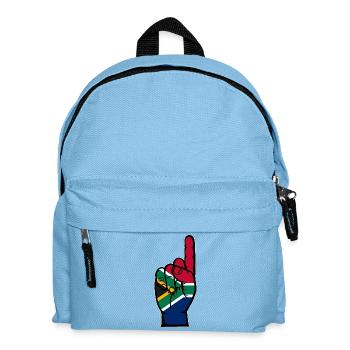 Drapeau numéro 1 de l’Afrique du Sud - Sac à dos Enfant - bleu clair - Devant