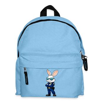 Police Rabbits - Kids' Backpack - light blue - Front