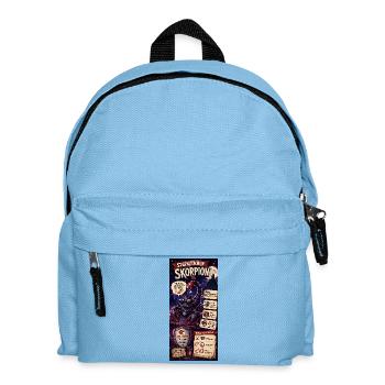 Skorpion - Loyal, tiefgründig und verschwiegen - Kinder Rucksack - Hellblau - Vorne