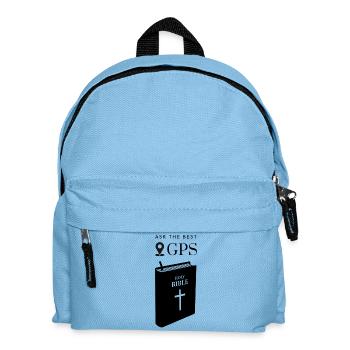 Le meilleur système de navigation est la Bible - Sac à dos Enfant - bleu clair - Devant