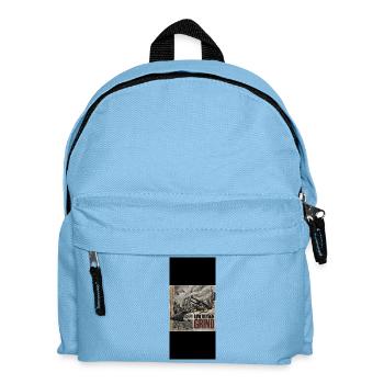 Groß - Kinder Rucksack - Hellblau - Vorne