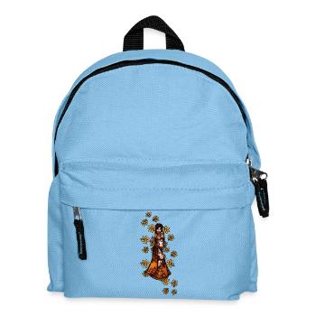 Boho Henna Flora Goddess - Kids' Backpack - light blue - Front