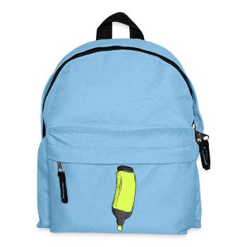 Highlighter Illustration - Kids' Backpack - light blue - Front