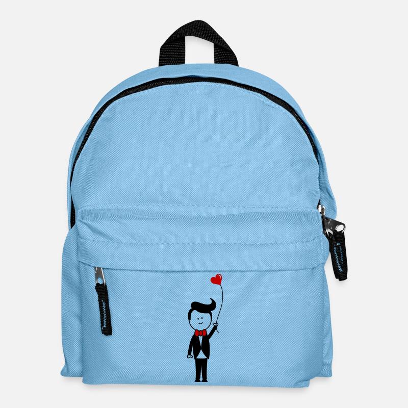 Bräutigam - Kinder Rucksack - Hellblau