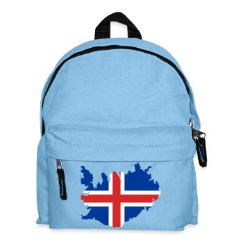 Iceland - Kids' Backpack - light blue - Front