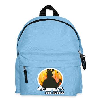 Respect our Heroes - Kids' Backpack - light blue - Front