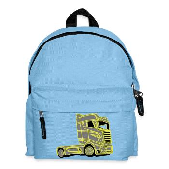 V8 Super R1000 Vabis Truck - Kinder Rucksack - Hellblau - Vorne