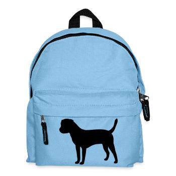 Border Terrier - Kids' Backpack - light blue - Front