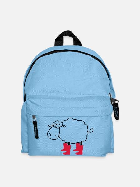 sheep - Kids' Backpack - light blue