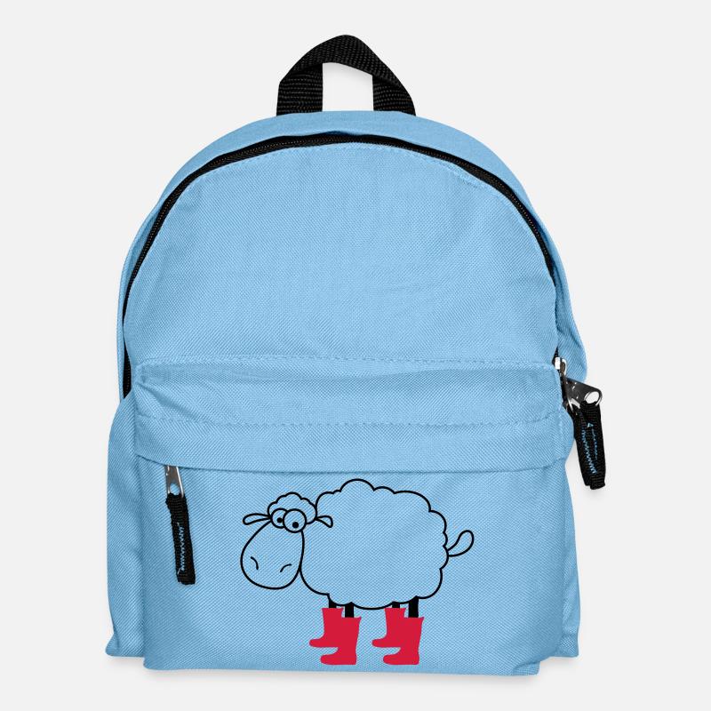 mouton - Sac à dos Enfant - bleu clair
