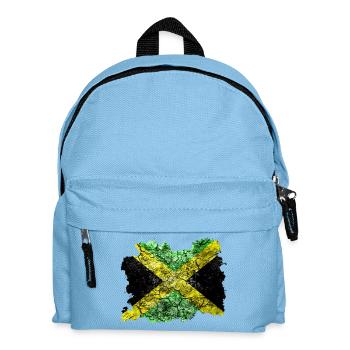 Jamaica vintage flag - Kids' Backpack - light blue - Front