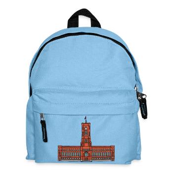 Red City Hall Berlin c - Kids' Backpack - light blue - Front