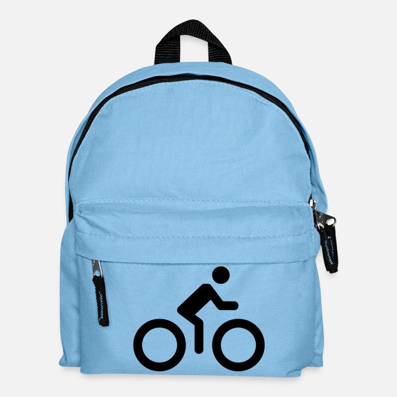 Logo de vélo - Sac à dos Enfant - bleu clair