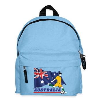 Championnat du monde de football amateur en Australie - Sac à dos Enfant - bleu clair - Devant