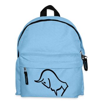 stier - Kinder Rucksack - Hellblau - Vorne