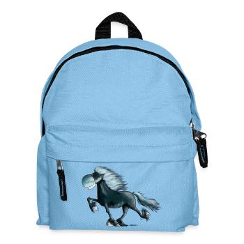 "Power Tölter" - Iceland - Isi - Iceland Horse - Kids' Backpack - light blue - Front
