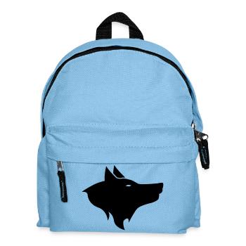 loup - Sac à dos Enfant - bleu clair - Devant