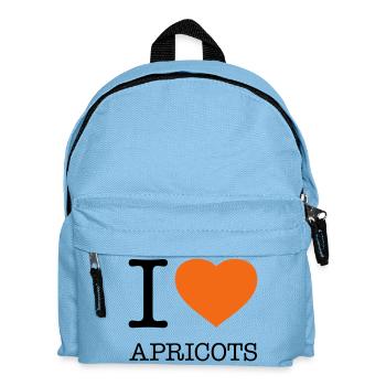 J’AIME LES ABRICOTS Abricot - Sac à dos Enfant - bleu clair - Devant