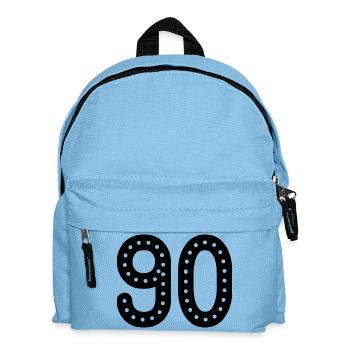 90 ANS. 90e ANNIVERSAIRE. ANNIVERSAIRE 90 ANS. 90 - Sac à dos Enfant - bleu clair - Devant