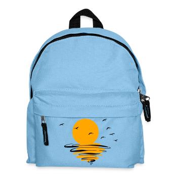 Wild Geese Cranes Spring - Kids' Backpack - light blue - Front